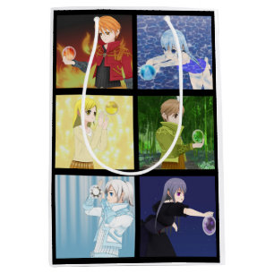 Anime Style Elements Gift Bag
