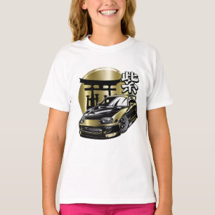 ANIME STYLE GOLDEN DRIFTING CAR T-Shirt
