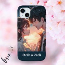 Anime Sunset Couple 