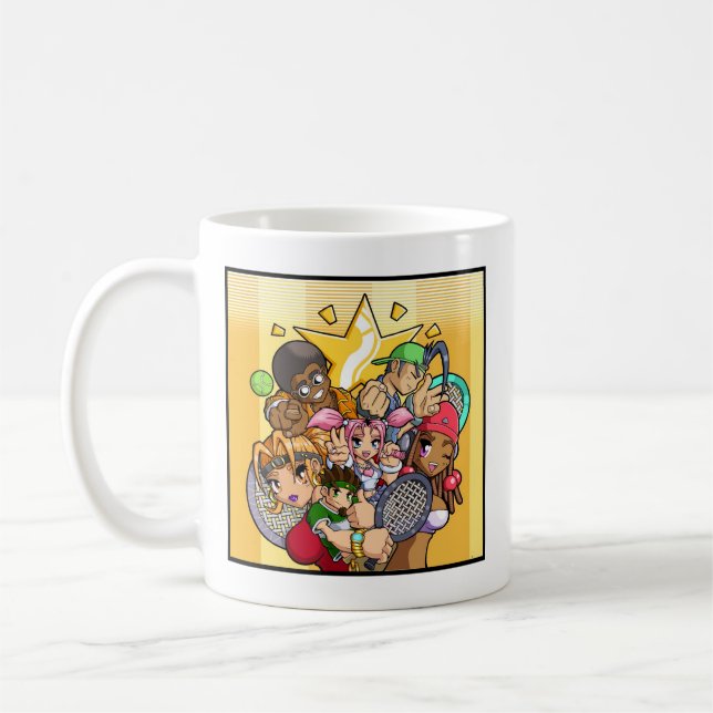 Anime Tennis Characters Coffee Mug (Left)