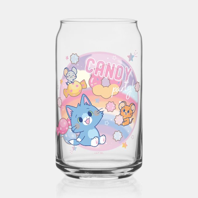 Anime Tom and Jerry Candy Party Can Glass (Front)