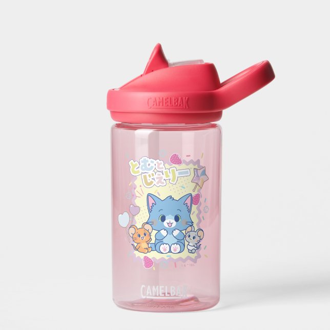 Anime Tom and Jerry Strawberry Fun Water Bottle (Left)