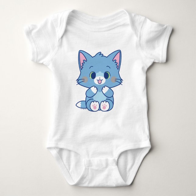 Anime Tom and Jerry - Tom Baby Bodysuit (Front)