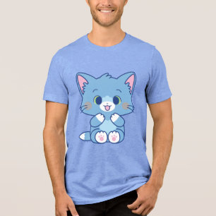 Anime Tom and Jerry - Tom Tri-Blend Shirt