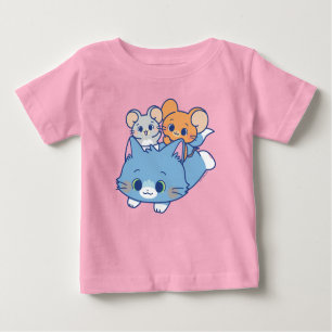 Anime Tom, Jerry, and Tuffy Baby T-Shirt