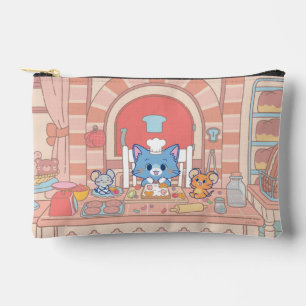 Anime Tom, Jerry, and Tuffy Bakery Accessory Pouch