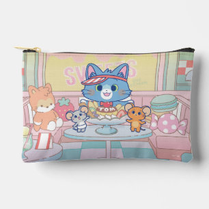 Anime Tom, Jerry, and Tuffy Dessert Parlour Accessory Pouch