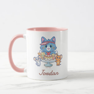 Anime Tom, Jerry, and Tuffy Dessert Parlour Mug