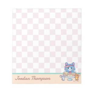 Anime Tom, Jerry, and Tuffy Dessert Parlour Notepad