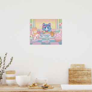 Anime Tom, Jerry, and Tuffy Dessert Parlour Poster