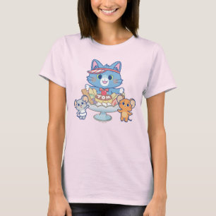 Anime Tom, Jerry, and Tuffy Dessert Parlour T-Shirt