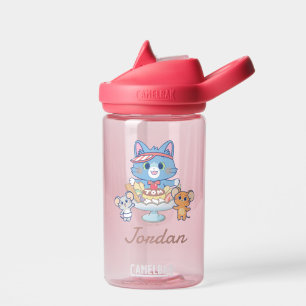 Anime Tom, Jerry, and Tuffy Dessert Parlour Water Bottle