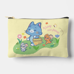 Anime Tom, Jerry, and Tuffy Picnic Accessory Pouch