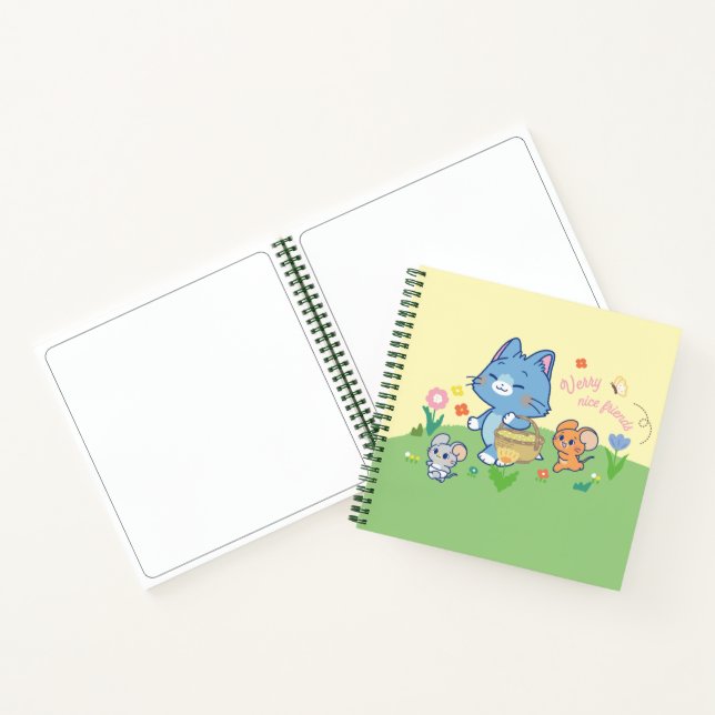 Anime Tom, Jerry, and Tuffy Picnic Notebook (Inside)