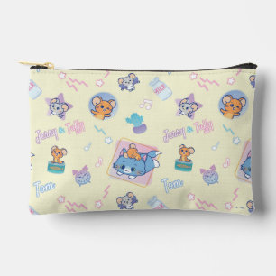Anime Tom, Jerry, and Tuffy Playtime Pattern Accessory Pouch