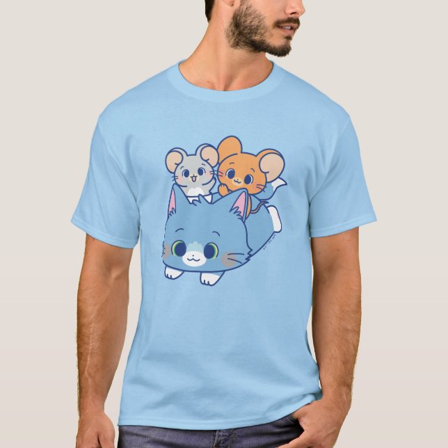 Anime Tom, Jerry, and Tuffy T-Shirt (Front)