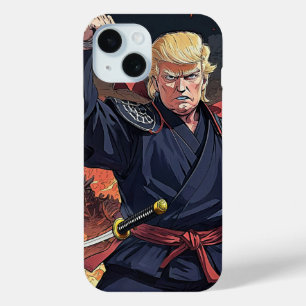Anime Trump - Fist Raised iPhone 15 Case