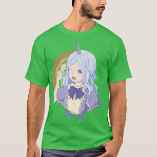Anime Unicorn Girl Horn Japan Japanese T-Shirt