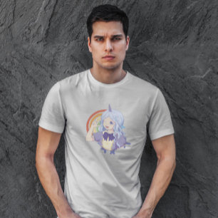 Anime Unicorn Girl  T-Shirt
