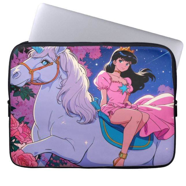 Anime Unicorn  Laptop Sleeve (Front)