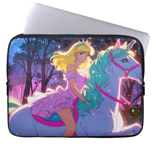 Anime Unicorn  Laptop Sleeve (Front)
