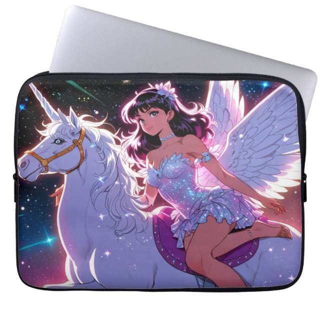 Anime Unicorn  Laptop Sleeve (Front)