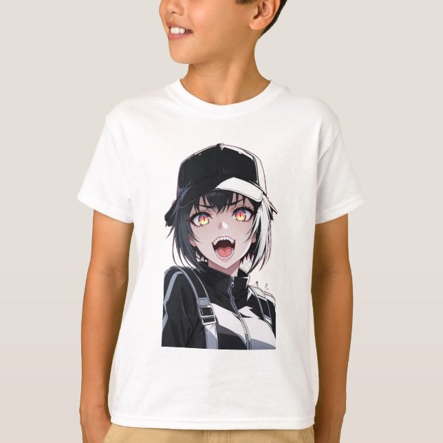 Anime Vampire Girl T-Shirt (Front)
