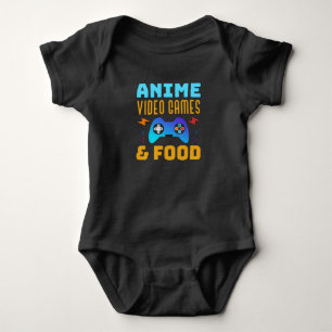 Anime, Video Games & Food   Lovely Design Baby Bodysuit