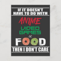 Anime Video Games or Food Funny Anime