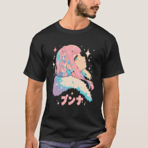 Anime Waifu Cute Anime Manga Cat Girl Sweet Retro T-Shirt