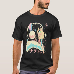 Anime Waifu Cute Anime Manga Cat Girl Sweet Retro T-Shirt