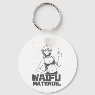 Anime Waifu Key Ring