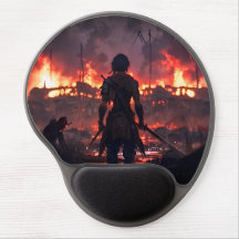 Anime warrior Mouse pad 
