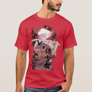 Anime Warrior Samurai Girl T-Shirt