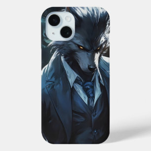 Anime Werewolf Gentleman iPhone 15 Case