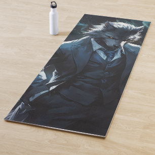 Anime Werewolf Gentleman Yoga Mat