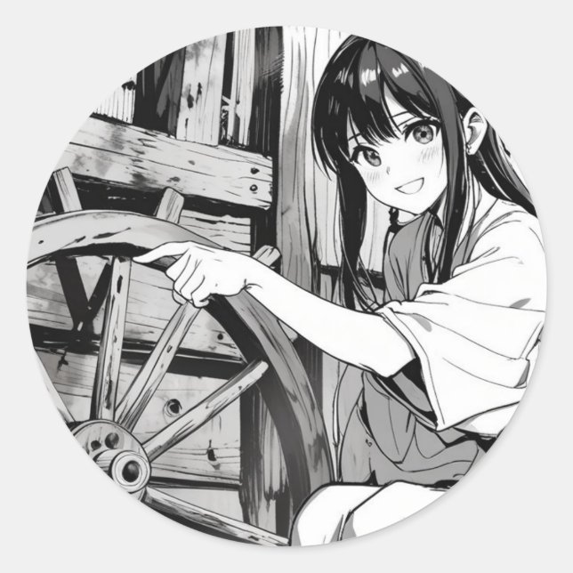 Anime Wheel Stickers (Front)