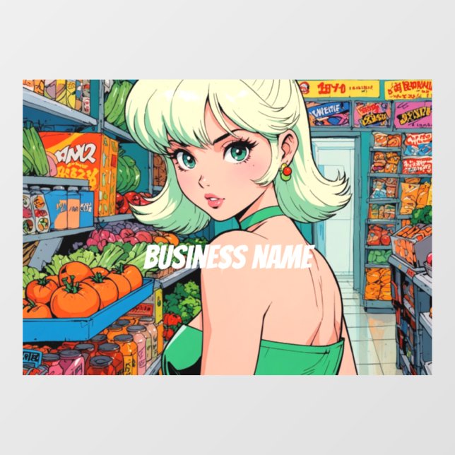 Anime Window Cling (Sheet)