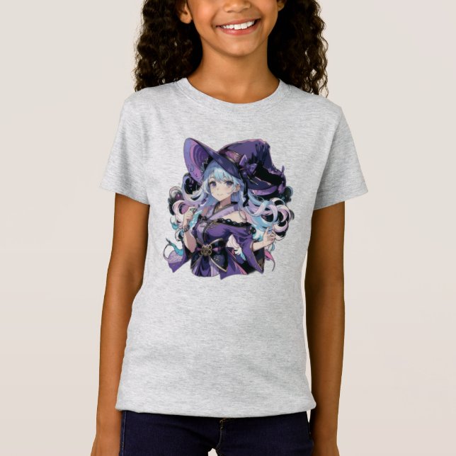 Anime/Witch/halloween  T-Shirt (Front)
