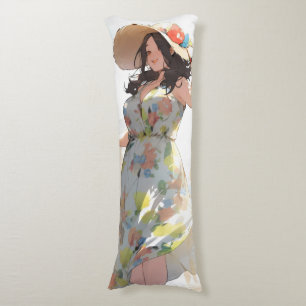 Anime Woman Plus Size Body Cushion