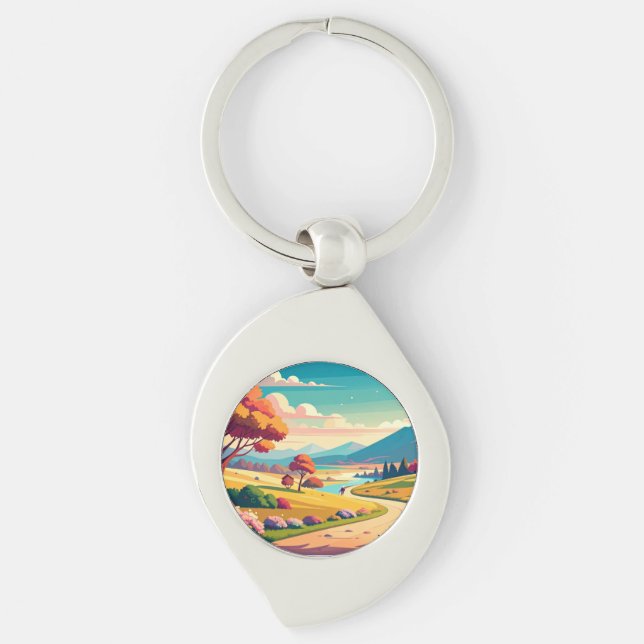 Anime world key ring (Front)