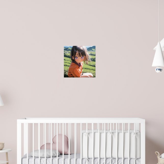 Anime Youngster in Nature Poster (Nursery 2)