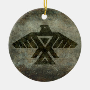 Animikii Thunderbird Ceramic Tree Decoration