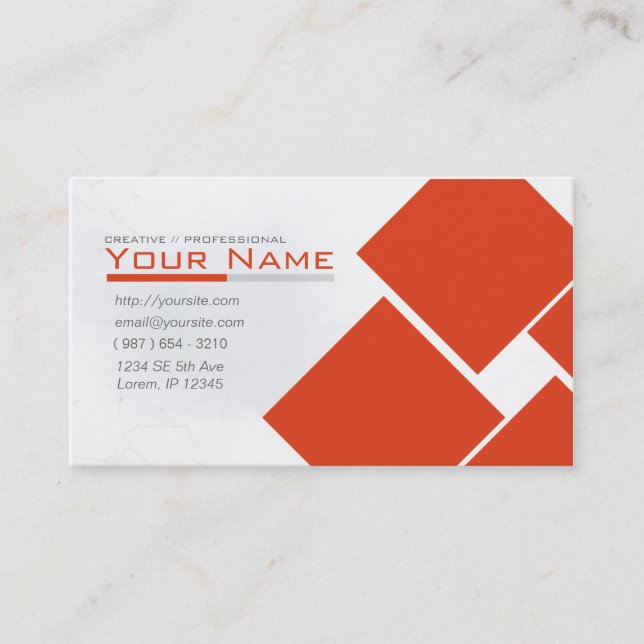 Animus - Modern Business Card (Front)