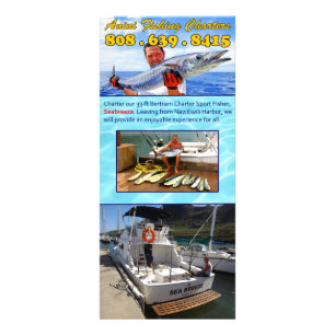 Anini Fishing Charters Rack Card