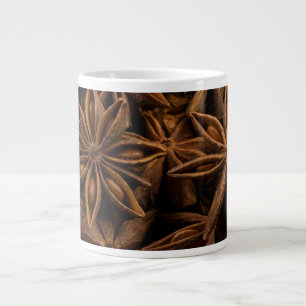 Anise Stars Pattern Large Coffee Mug