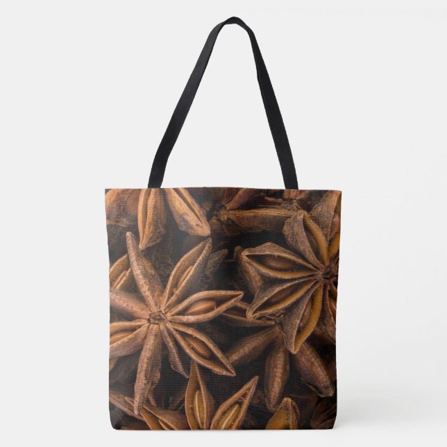 Anise Stars Pattern Tote Bag (Front)