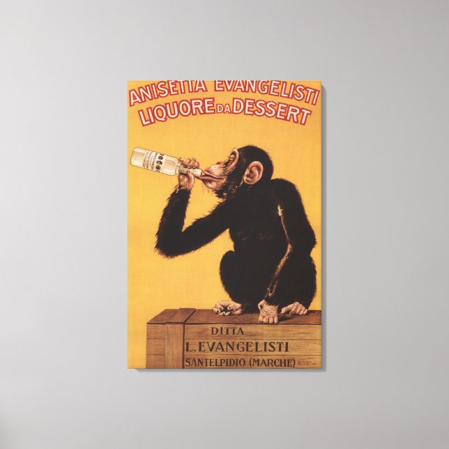Anisetta Evangelisti Liquore da Dessert Canvas Print (Front)