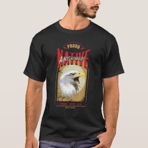 Anishinaabe Native American Eagle Spirit Vintage H T-Shirt