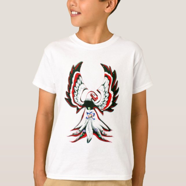 Anishinaabe Thunderbird Boys T-Shirt (Front)